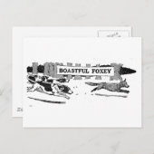 Boastful Foxy Postkarte (Vorne/Hinten)