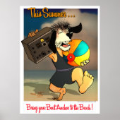 Boat Anchor Beach Poster (Vorne)