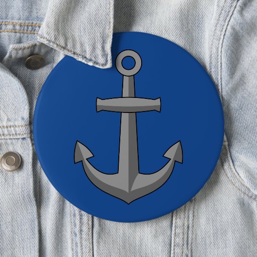 Boat Anchor Cartoon Button (Beispiel)