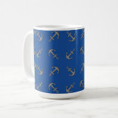 Boat Anchor Cartoon Kaffeetasse (Vorderseite Links)