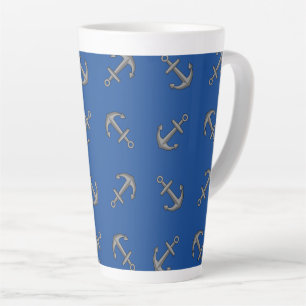 Boat Anchor Cartoon Milchtasse