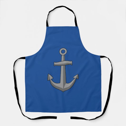 Boat Anchor Cartoon Schürze (Vorderseite)