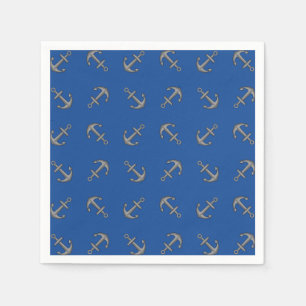 Boat Anchor Cartoon Serviette