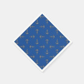 Boat Anchor Cartoon Serviette (Ecke)