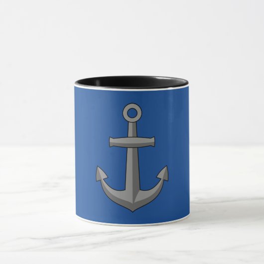 Boat Anchor Cartoon Tasse (Zentrum)