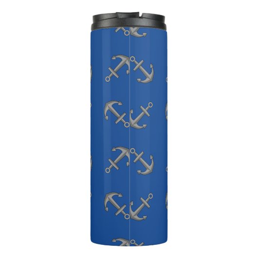 Boat Anchor Cartoon Thermosbecher (Rückseite)