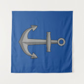 Boat Anchor Cartoon Wandteppich (Vorderseite (Horizontal))