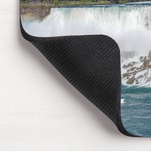 Boat and American Falls from Niagara Falls Mousepad (Ecke)