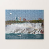 Boat and American Falls from Niagara Falls Puzzle (Horizontal)