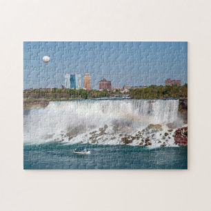 Boat and American Falls from Niagara Falls Puzzle