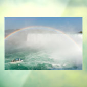 Boat and Horseshoe Falls from Niagara Falls Fensteraufkleber (Blatt 3)
