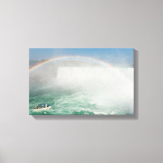 Boat and Horseshoe Falls from Niagara Falls Leinwanddruck (Vorderseite)