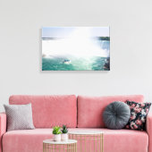 Boat and Horseshoe Falls from Niagara Falls Leinwanddruck (Insitu (Wohnzimmer))