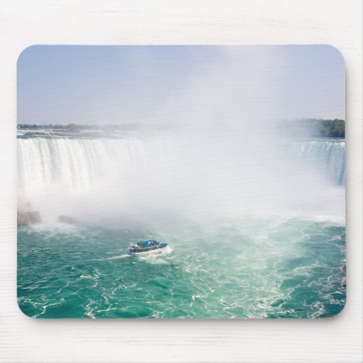 Boat and Horseshoe Falls from Niagara Falls Mousepad (Vorne)