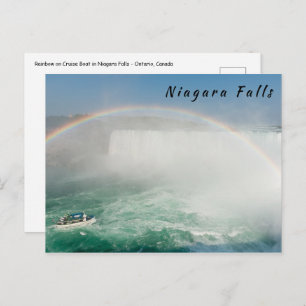 Boat and Horseshoe Falls from Niagara Falls Postkarte