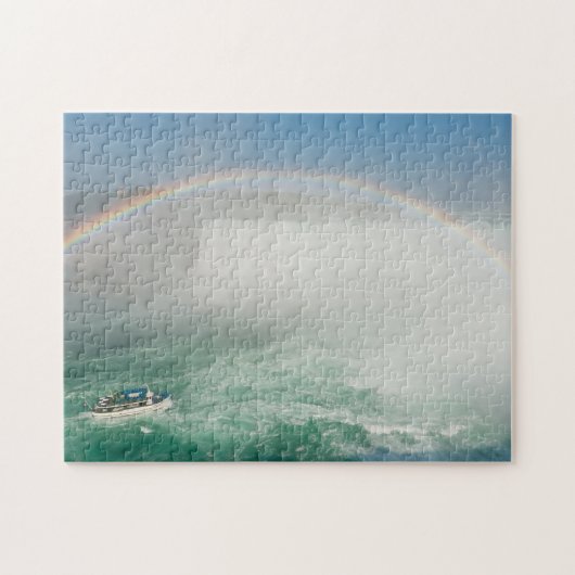 Boat and Horseshoe Falls from Niagara Falls Puzzle (Horizontal)