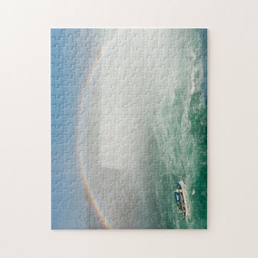 Boat and Horseshoe Falls from Niagara Falls Puzzle (Vertikal)