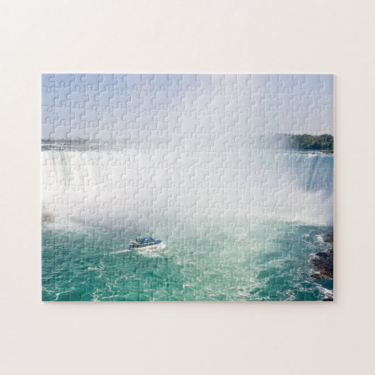 Boat and Horseshoe Falls from Niagara Falls Puzzle (Horizontal)