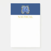 Boat Beach House Octopus Custom Post-it Klebezettel (Vorderseite)