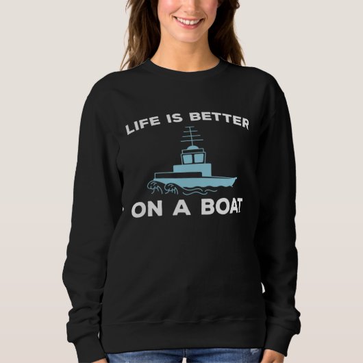 Boat  Boating Sweatshirt (Vorderseite)