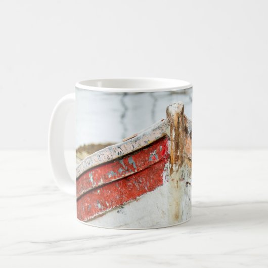 Boat Bow mit farbenfroher (bunt) Reparatur Kaffeetasse (Vorderseite Links)
