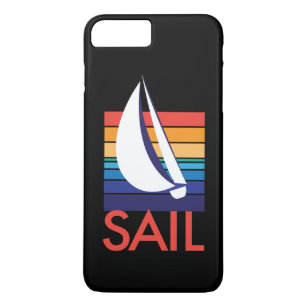 Boat Color Square_Ocean-to-sunset_SAIL_on black Case-Mate iPhone Hülle