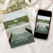 Boat Docks Summer Solstice Party Einladung