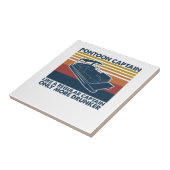 Boat Gift | Funny Vintag Pontoon Boat Geschenk Ide Fliese (Seite)