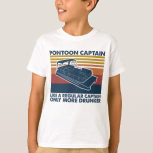 Boat Gift Funny Vintag Pontoon Boat Geschenk Ide T-Shirt