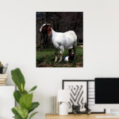 Boat Goat Mother und Baby Poster Print (Heimbüro)