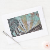 Boat Graffiti Rechteckiger Aufkleber (Umschlag)