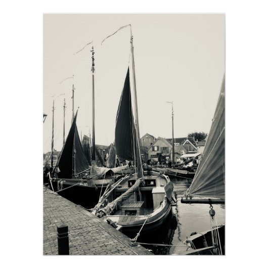 Boat, Harbor, Fishingboat  Poster (Vorderseite)