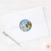 Boat Harbour Fine Art von Monet Sticker (Umschlag)