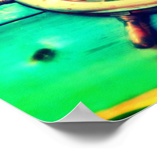 Boat Helm Poster (Ecke)