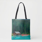 Boat house by Lake Louise in Banff National Park, Tasche (Vorderseite)