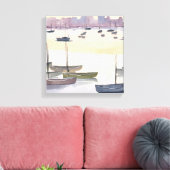 Boat Marina | Meeresbucht Leinwanddruck (Insitu (Wohnzimmer))