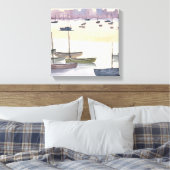 Boat Marina | Meeresbucht Leinwanddruck (Insitu (Schlafzimmer))