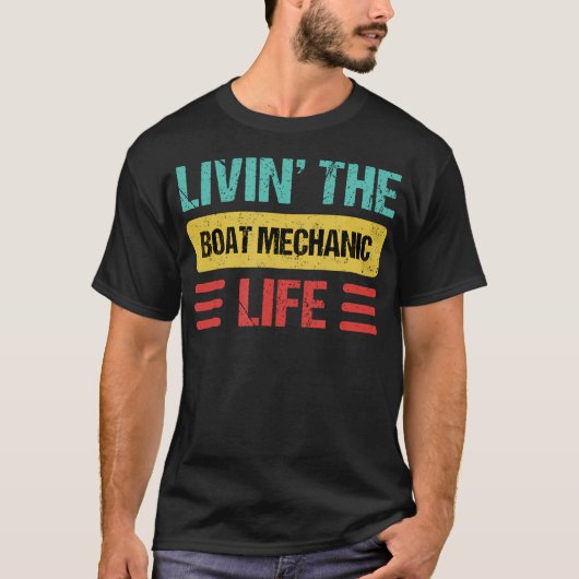 Boat Mechanic T-Shirt (Vorderseite)
