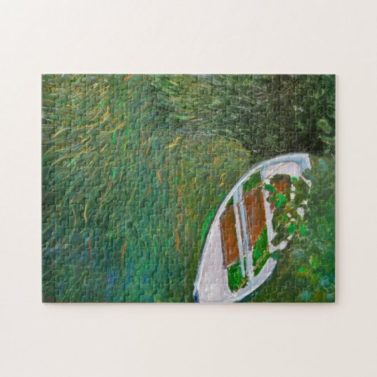 Boat Monet Fine Art Puzzle (Horizontal)