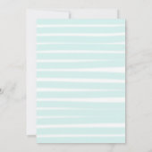 Boat Ocean Nautical Coastal Moderne 30. Geburtstag Einladung (Rückseite)