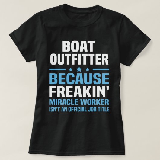 Boat Outfitter T-Shirt (Design vorne)
