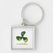 Boat Propeller Image für Premium-Square-Key-Kette Schlüsselanhänger (Vorne)