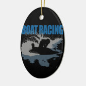 boat racing keramikornament (Links)