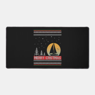 Boat Sailor Segeltörn Uggge Weihnachtssegler Gesch Schreibtischunterlage