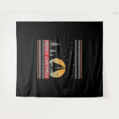 Boat Sailor Segeltörn Uggge Weihnachtssegler Gesch Wandteppich (Vorderseite (Horizontal))