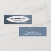 Boat Shape - Chrome Tubes Mini Visitenkarte (Vorne/Hinten)