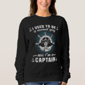 Boat sports boat sailing boat motor boat captain 6 sweatshirt (Vorderseite)