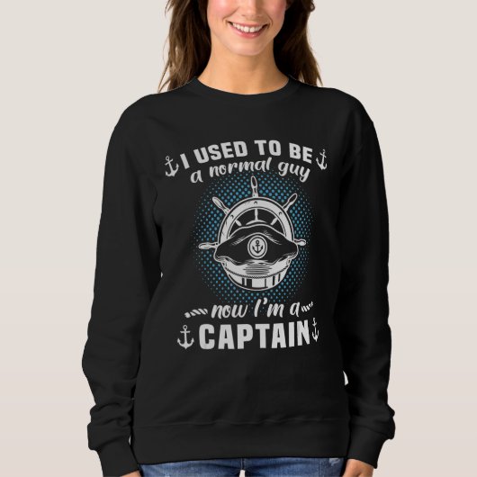 Boat sports boat sailing boat motor boat captain 6 sweatshirt (Vorderseite)