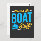 Boat Stuff Postkarte (Vorne/Hinten)