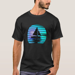 Boat Sunset Vater Wild Fun zum Geburtstag eines T  T-Shirt